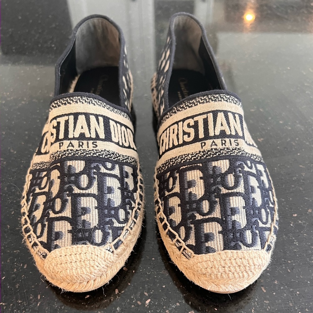 SOLD Dior Espadrilles size 7.5, excellent used condition